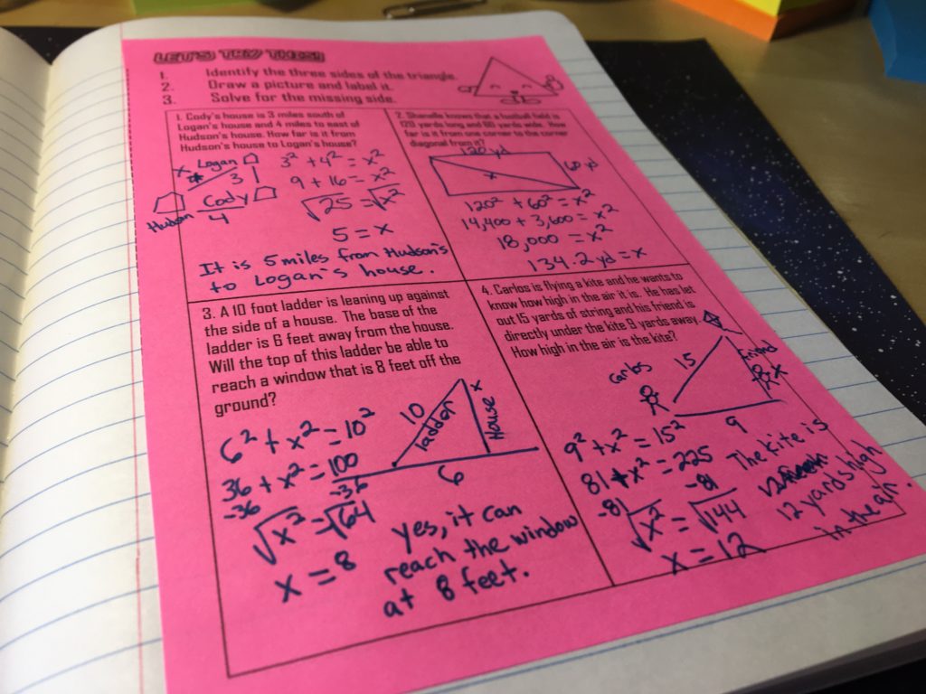 How To Teach Math With Interactive Notebooks Idea Galaxy