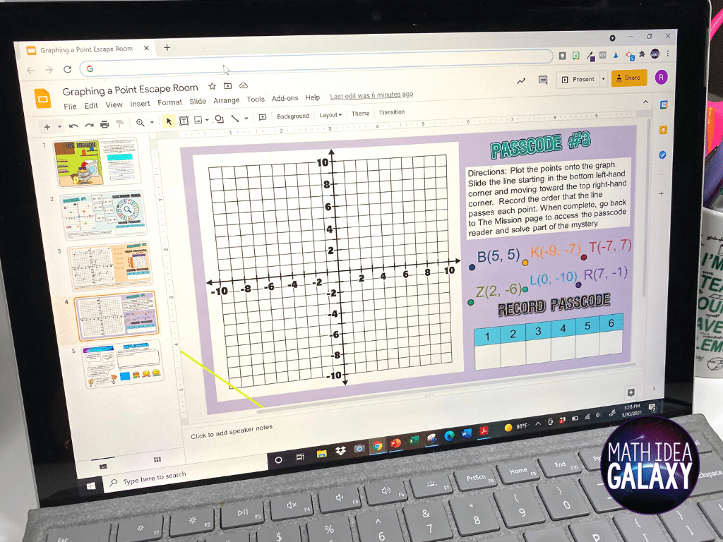 Get students practicing graphing points on the coordinate plane in this engaging digital activity. With just the right balance of challenge, this activity is a hit. Check out all 10 strategies for getting coordinate plane practice.